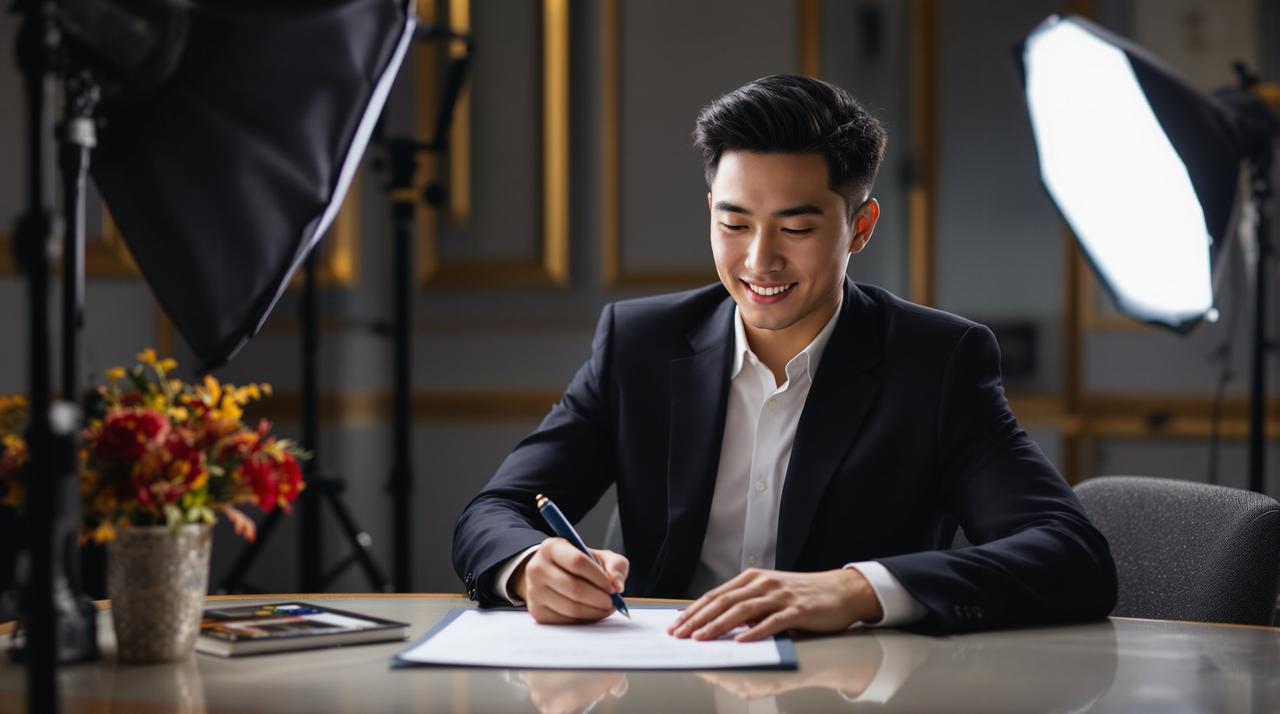 新生代演员苏晨正式签约性爱视频，开启全新艺术征程